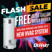 FREE Water Heater with New HVAC System