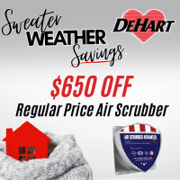 $650 OFF Regular Price Air Scrubber